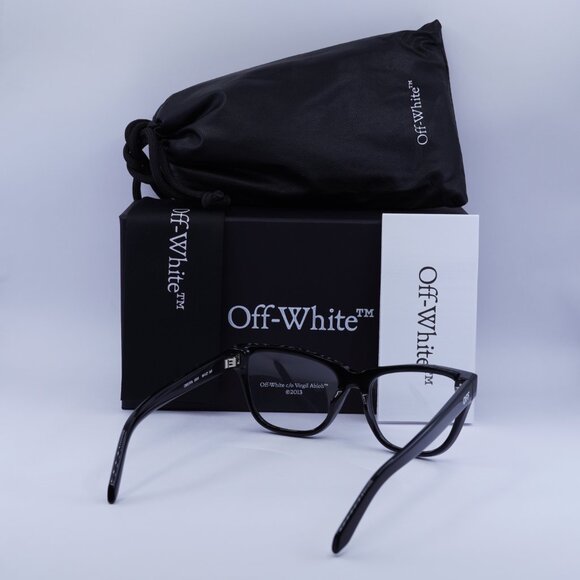 Final Price! Off-White OERJ07A STYLE 7A 1000 Black Eyeglasses - Picture 8 of 8